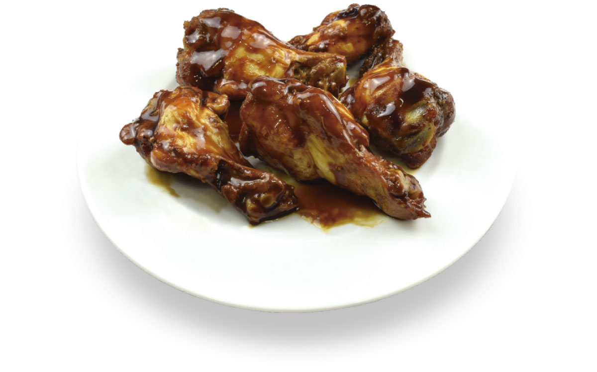 Barbecue chiken wings
